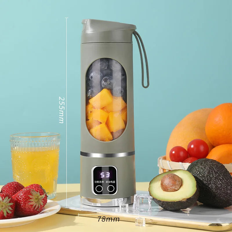 10-Blade Portable USB Juicer Blender