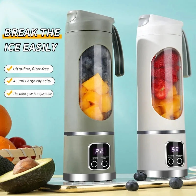 10-Blade Portable USB Juicer Blender